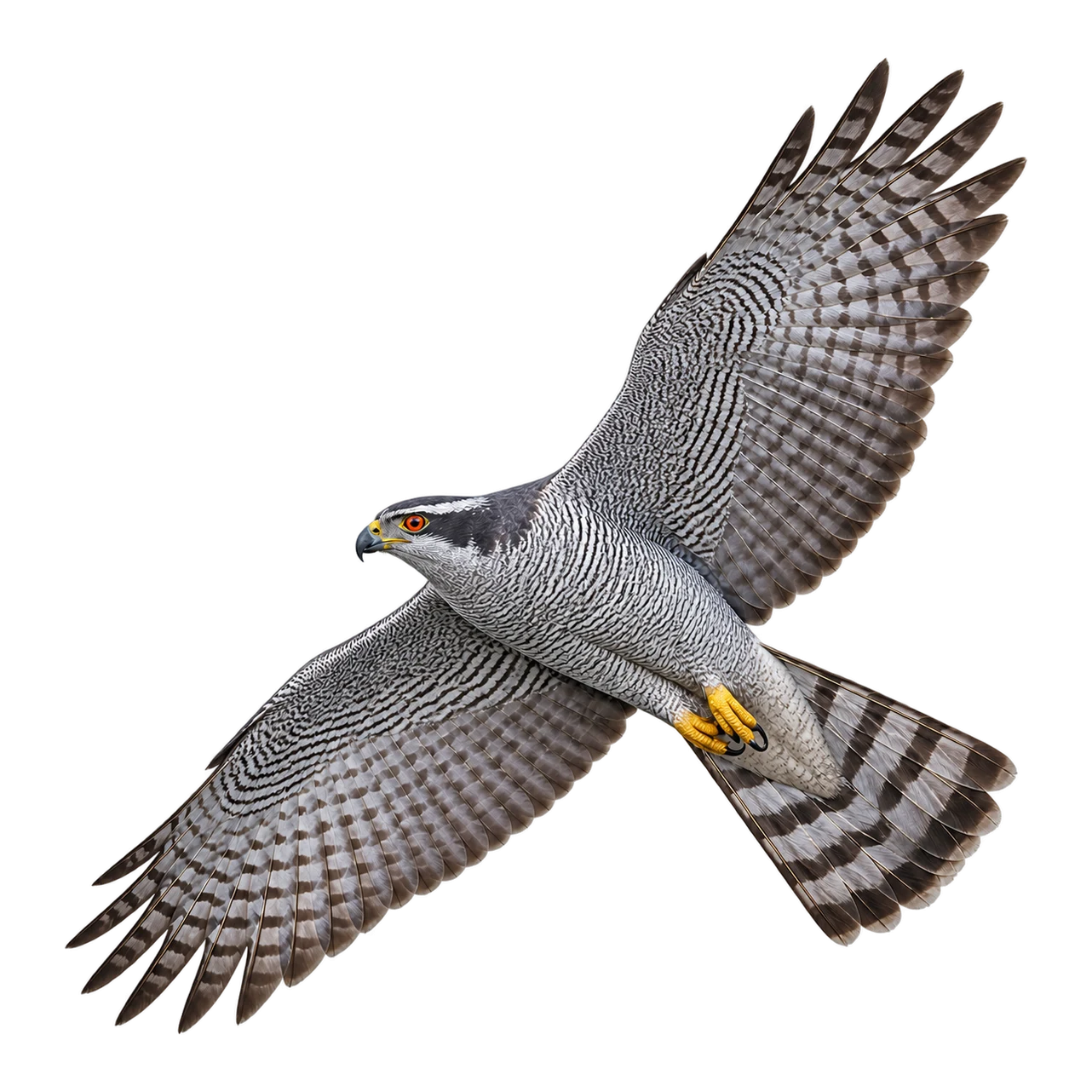 Eurasian Goshawk – Adult, Plumage form Normal