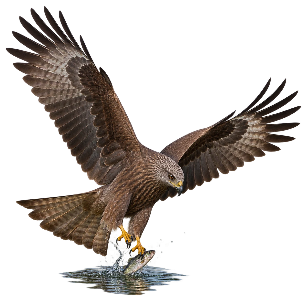 Black Kite: Search flight · Fishing · Scavenging