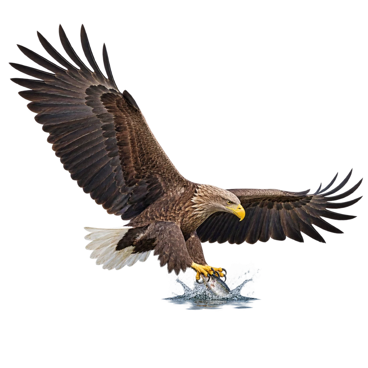 White-tailed Eagle: Fishing · Perch hunting · Search flight · Scavenging